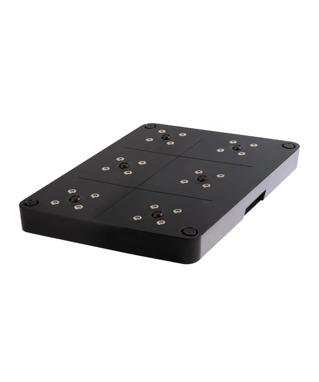 GGM Gastro Charging Station (6-way) - Stackable - ABS Plastic - 430x315x50mm - Black - incl. mains plug; 2 remote controls with batteries