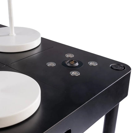 GGM Gastro Charging Station (6-way) - Stackable - ABS Plastic - 430x315x50mm - Black - incl. mains plug; 2 remote controls with batteries