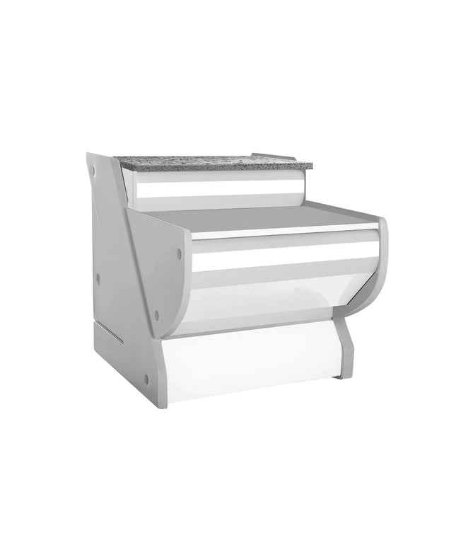 GGM Gastro Checkout Counter KRM Series - 800mm - Front panel White