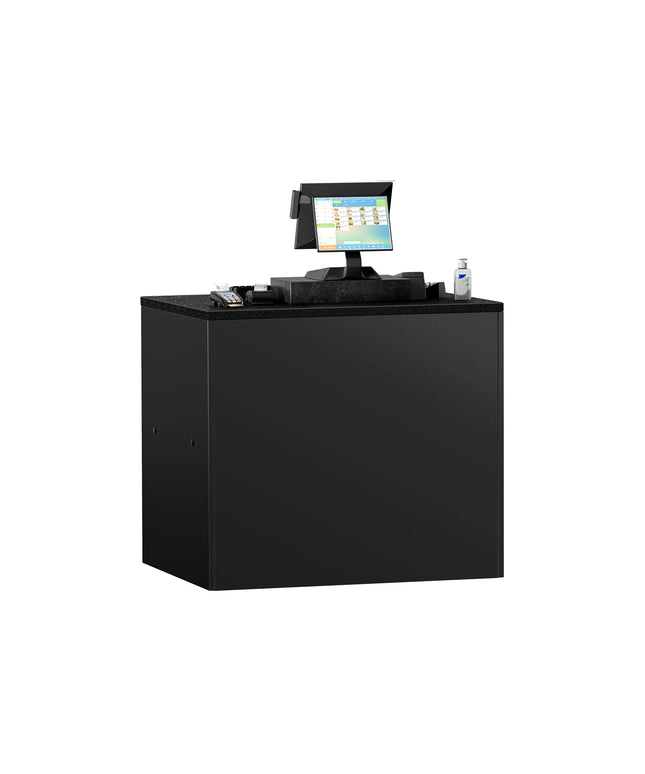 GGM Gastro Checkout Counter MADRID - 1000mm - Matt black finish