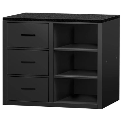 GGM Gastro Checkout Counter MADRID - 1000mm - Matt black finish