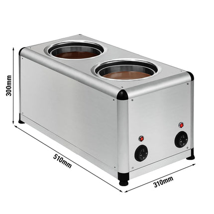 GGM Gastro Chocolate Melter - 2 x 7L - 1kW