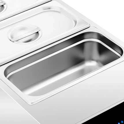 GGM Gastro Chocolate Melter - 3 x 1/3 GN - 1.5kW - incl. 3 lids & 3 x 1/3 GN pans