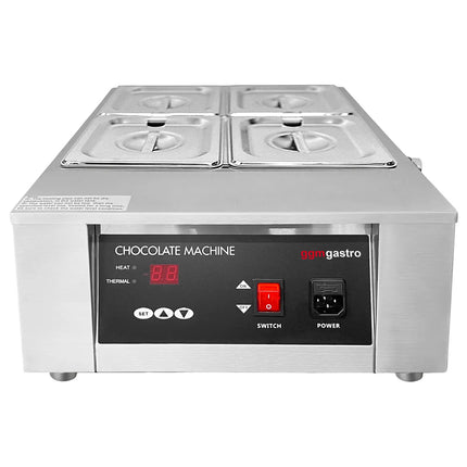 GGM Gastro Chocolate Melter - 4 x 1.7L - 1kW
