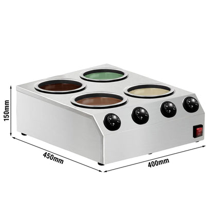 GGM Gastro Chocolate Melter - 4 x 2L - 1.2kW