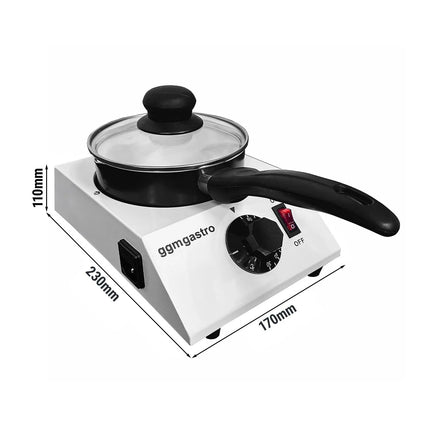 GGM Gastro Chocolate Melting Pot - 1 x 1.25kg - 40W
