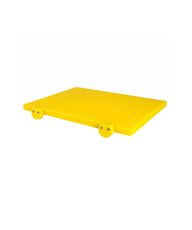 GGM Gastro Chopping Board - 250x400mm - Thickness: 20mm - HACCP-Compliant - HDPE - Yellow
