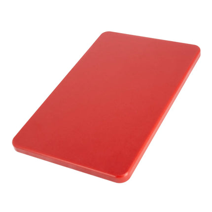 GGM Gastro Chopping Board - 250x400mm - Thickness: 20mm - HACCP-Compliant - HDPE (PE500) - Red