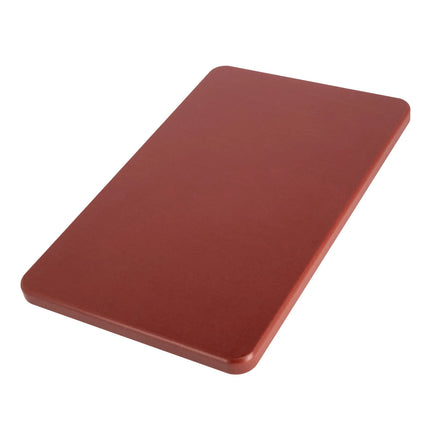 GGM Gastro Chopping Board - 250x400mm - Thickness: 20mm - HACCP-Compliant - HDPE (PE500) - Brown