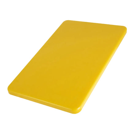 GGM Gastro Chopping Board - 250x400mm - Thickness: 20mm - HACCP-Compliant - HDPE PE500 - Yellow