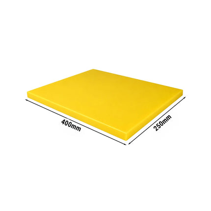 GGM Gastro Chopping Board - 250x400mm - Thickness: 20mm - HACCP-Compliant - HDPE - Yellow