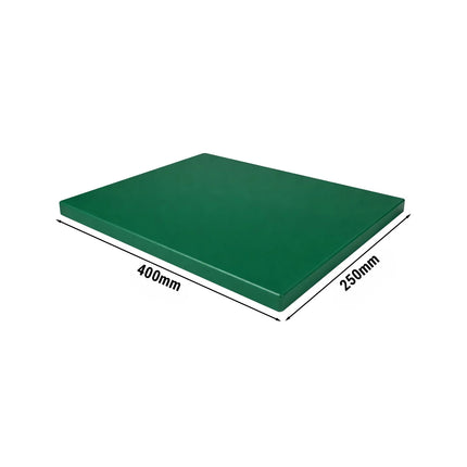 GGM Gastro Chopping Board - 250x400mm - Thickness: 20mm - HACCP-Compliant - HDPE - Green