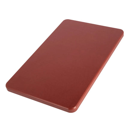 GGM Gastro Chopping Board - 300x500mm - Thickness: 20mm - HACCP-Compliant - HDPE (PE500) - Brown