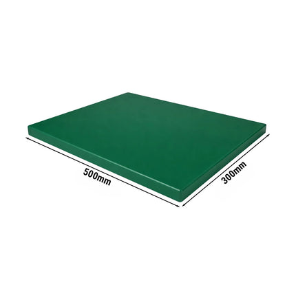 GGM Gastro Chopping Board - 300x500mm - Thickness: 20mm - HACCP-Compliant - HDPE - Green