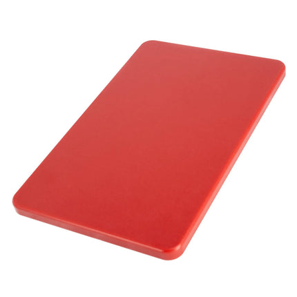 GGM Gastro Chopping Board - 325x530mm - Thickness: 20mm - HACCP-Compliant - HDPE (PE500) - Red