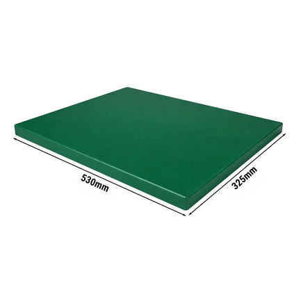 GGM Gastro Chopping Board - 325x530mm - Thickness: 20mm - HACCP-Compliant - HDPE - Green