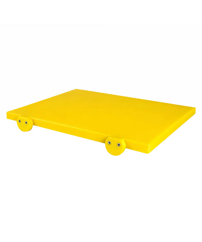 GGM Gastro Chopping Board - 600x400mm - Thickness: 20mm - HACCP-Compliant - HDPE - Yellow