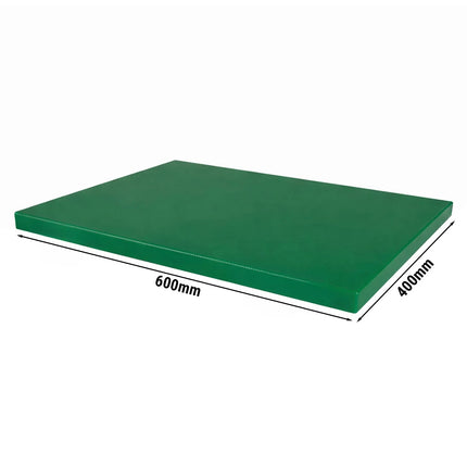 GGM Gastro Chopping Board - 600x400mm - Thickness: 20mm - HACCP-Compliant - HDPE - Green