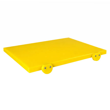 GGM Gastro Chopping Board - 600x400mm - Thickness: 20mm - HACCP-Compliant - HDPE - Yellow