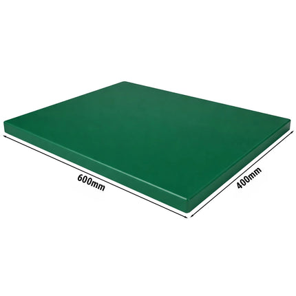 GGM Gastro Chopping Board - 600x400mm - Thickness: 20mm - HACCP-Compliant - HDPE - Green