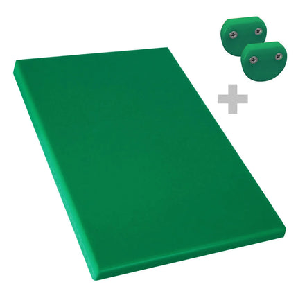 GGM Gastro Chopping Board - 600x400mm - Thickness: 20mm - HACCP-Compliant - HDPE - Green