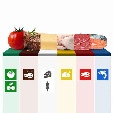GGM Gastro Chopping Board - 600x400mm - Thickness: 20mm - HACCP-Compliant - HDPE - White