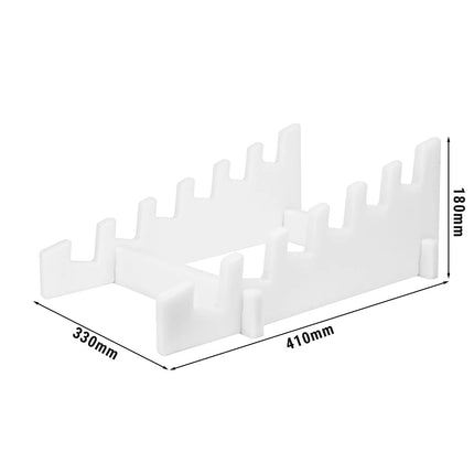 GGM Gastro Chopping Board Rack for 20mm Boards - 6 Slots - Polyethylene