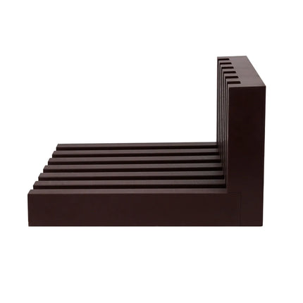 GGM Gastro Chopping Board Rack for 20mm Boards - 6 Slots - Polyethylene - Brown