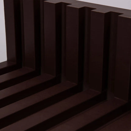 GGM Gastro Chopping Board Rack for 20mm Boards - 6 Slots - Polyethylene - Brown