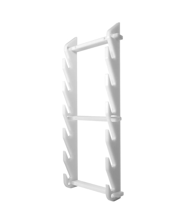 GGM Gastro Chopping Board Rack for 20mm Boards - 6 Slots - Polyethylene - White