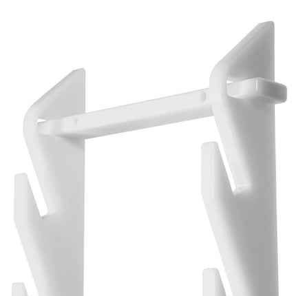 GGM Gastro Chopping Board Rack for 20mm Boards - 6 Slots - Polyethylene - White