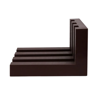 GGM Gastro Chopping Board Rack for 40mm Boards - 3 Slots - Polyethylene - Brown