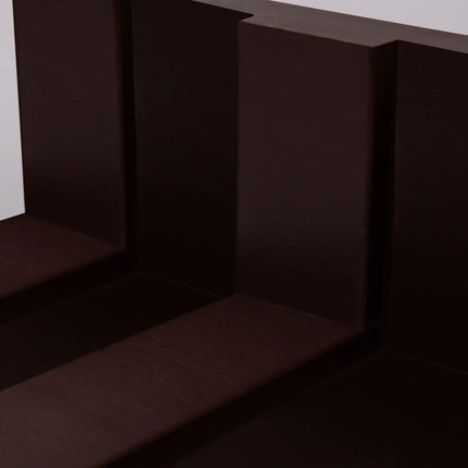GGM Gastro Chopping Board Rack for 40mm Boards - 3 Slots - Polyethylene - Brown