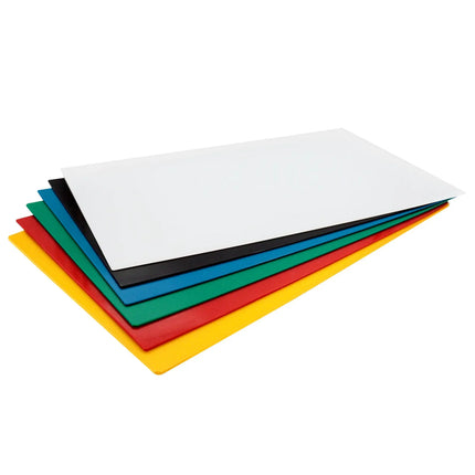 GGM Gastro Chopping Board Set - 500x300mm - Thickness: 35mm - HACCP-Compliant - HDPE - Multicolour