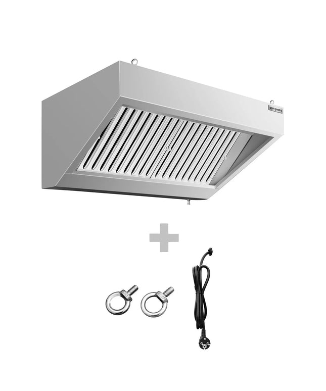 GGM Gastro Chụp Hút Mùi Gắn Tường - 1000mm - Kèm Bộ Lọc Vách Ngăn & Đèn LED
