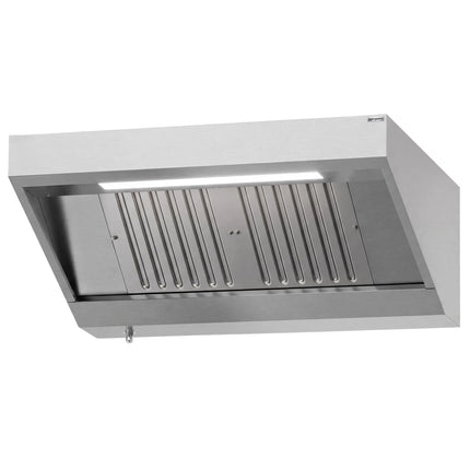 GGM Gastro Chụp Hút Mùi Gắn Tường - 1200mm - Kèm Bộ Lọc Vách Ngăn & Đèn LED
