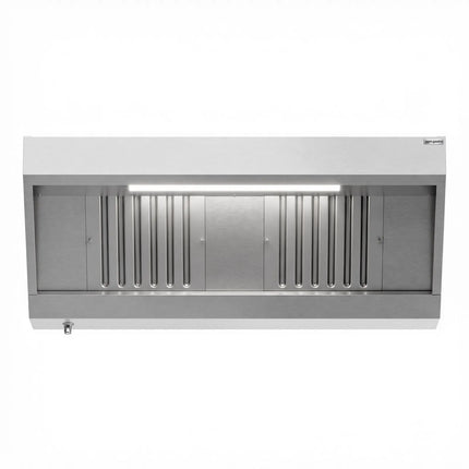 GGM Gastro Chụp Hút Mùi Gắn Tường - 1400mm - Kèm Bộ Lọc Vách Ngăn & Đèn LED
