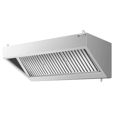GGM Gastro Chụp Hút Mùi Gắn Tường - 1400mm - Kèm Bộ Lọc Vách Ngăn & Đèn LED