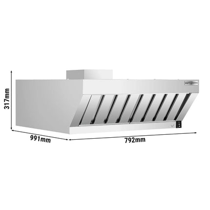 GGM Gastro Chụp Ngưng Tụ Cho Lò Hấp Combi - Không Kèm Bộ Lọc Than - Cho KDV760, KDV1255, KDV920, BOMV10, BHV920OH, BHV1255OH & BOMV6