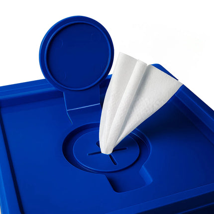 GGM Gastro Cleaning & All-Purpose Wipes - 1600wipes - Degreasing - Streak-free - Low-lint - Refillable dispenser with resealable lid - incl. 1 dispenser & 3 refill packs