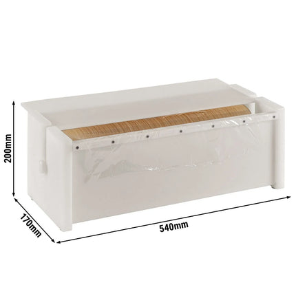 GGM Gastro Cling Film & Foil Dispenser - Plastic - Roll Width: 540mm - Cutting Blade