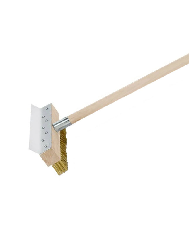 GGM Gastro Cọ Lò Pizza Có Dao Cạo - 270x1002x50mm - Lông Đồng - Cán Gỗ