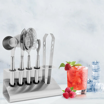 GGM Gastro Cocktail kit - incl. jigger, strainer, ice tongs, bar knife & bottle opener