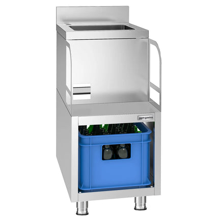GGM Gastro Cocktail Station - Stainless Steel - 400x590mm - with platform for bar blender & sink