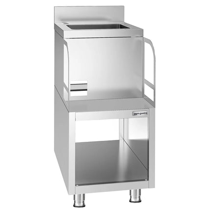 GGM Gastro Cocktail Station - Stainless Steel - 400x590mm - with platform for bar blender & sink