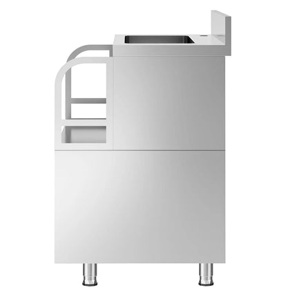 GGM Gastro Cocktail Station - Stainless Steel - 400x590mm - with platform for bar blender & sink