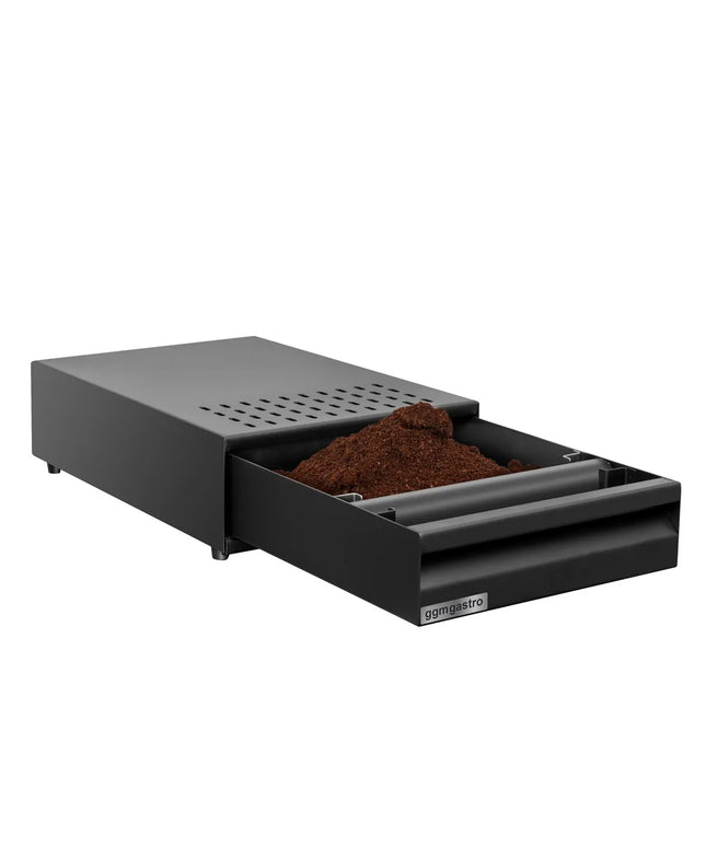 GGM Gastro Coffee Knock Drawer - Single - 255x380x105mm - with Knock Bar - Black