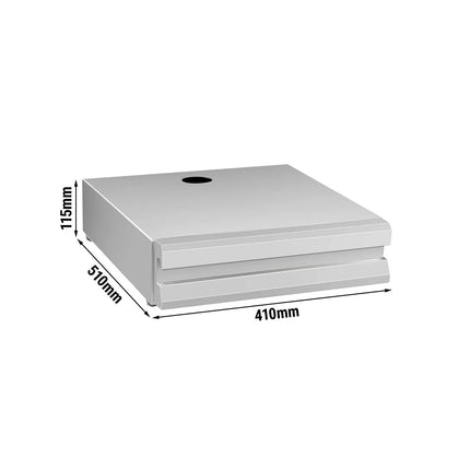 GGM Gastro Coffee Knock Drawer - Single - 410x510x115mm - with Knock Bar