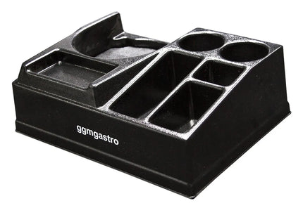GGM Gastro Coffee Station (for 1 Insulated Jug) - with 5 Compartments - Plastic - 435x330x145mm - incl. plastic insert & drip tray