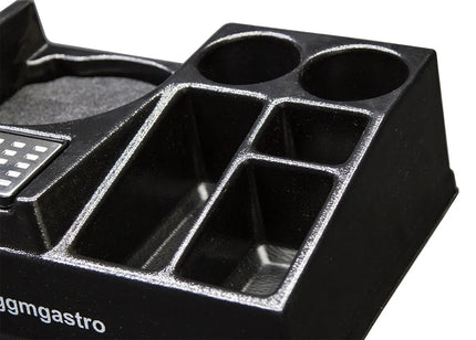 GGM Gastro Coffee Station (for 1 Insulated Jug) - with 5 Compartments - Plastic - 435x330x145mm - incl. plastic insert & drip tray